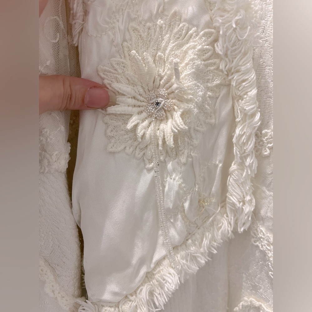 RARE Vintage Marnie Netz Knits Handlooms Kimono Bohemian Jacket - Picture 4 of 14